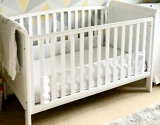 babies r us sleigh cot bed bolts